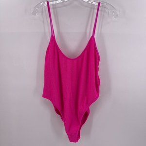 Good American Size 5/6/2XL/3XL Hawaiian Pink Always Fits One Piece Swimsuit